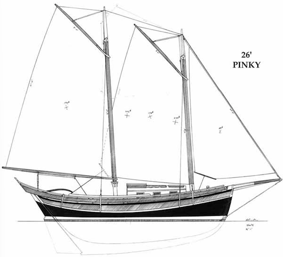 Pinky 26 Foot Schooner
