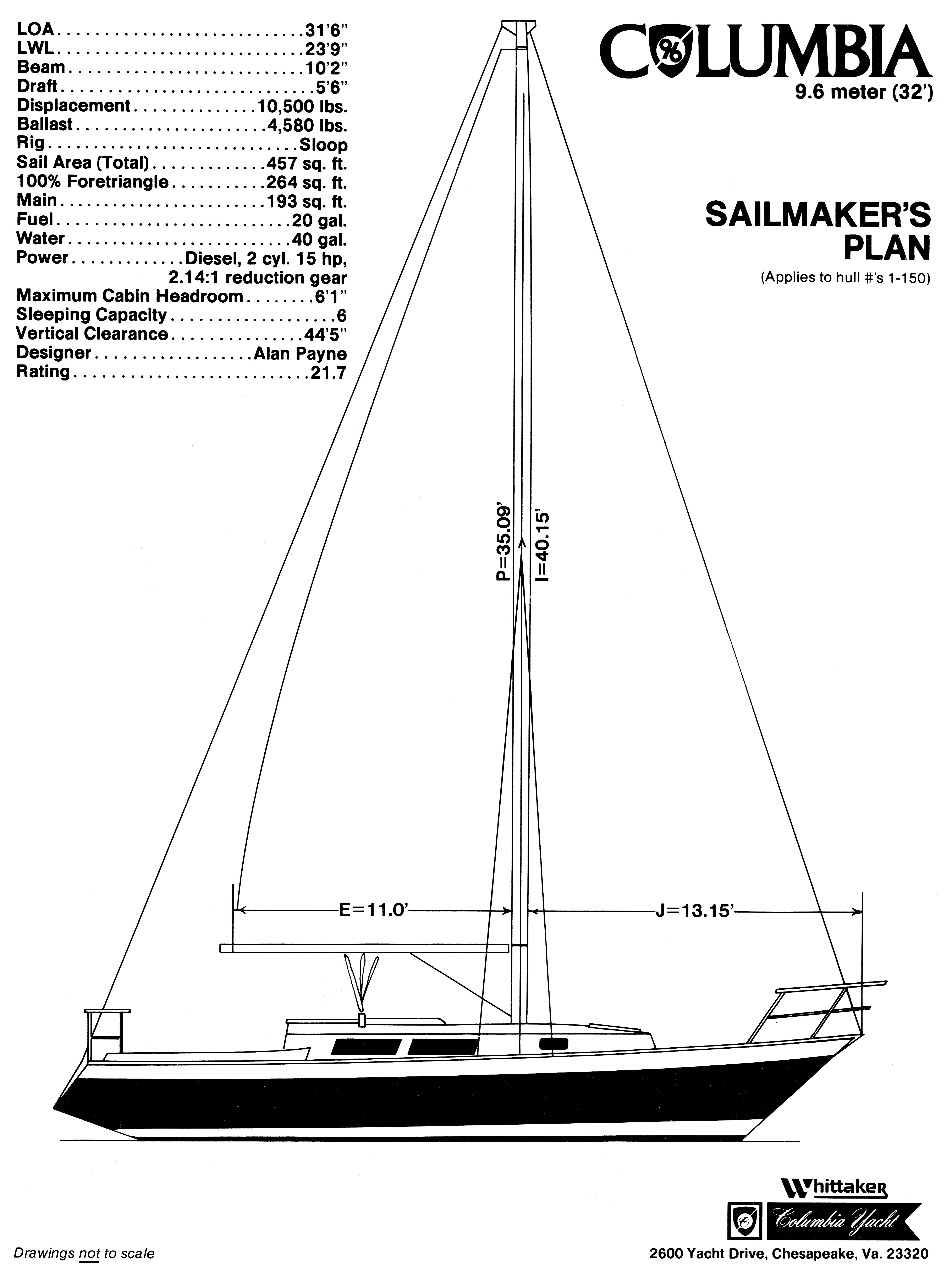 Columbia 9.6 Meter