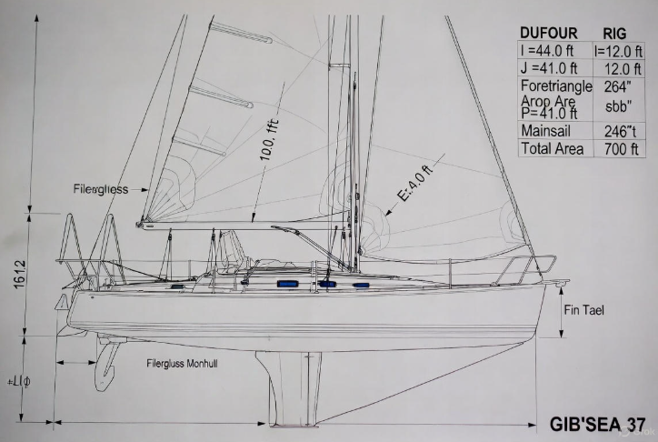 Dufour Gib'Sea 37 2002