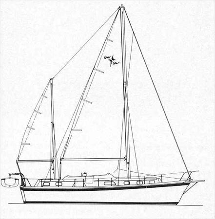 Gulfstar 44 Motorsailer Ketch