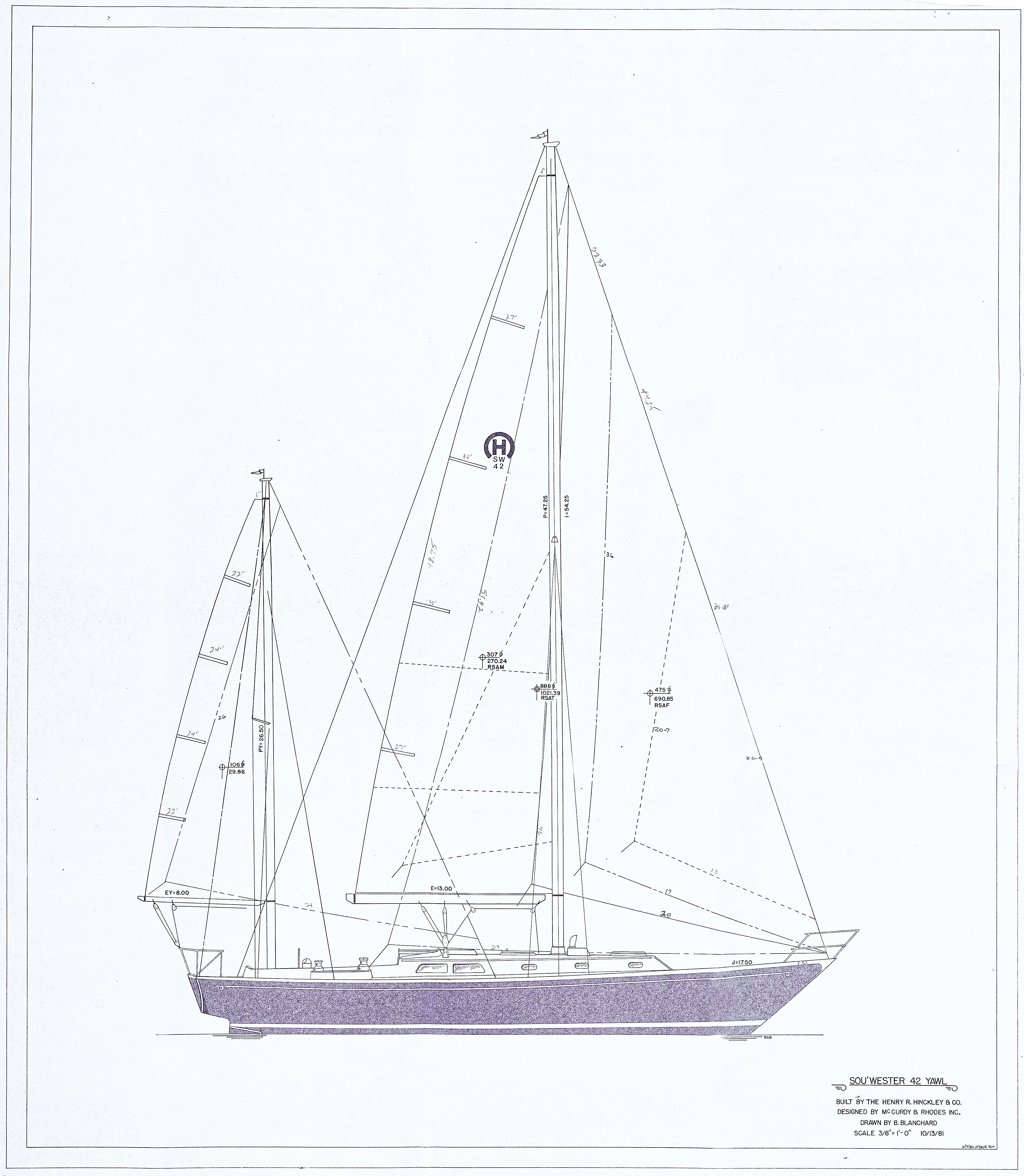 Hinckley Sou'wester 42 Yawl