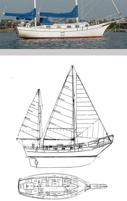 Island Trader 38 Ketch (also marketed as 36 and 37)