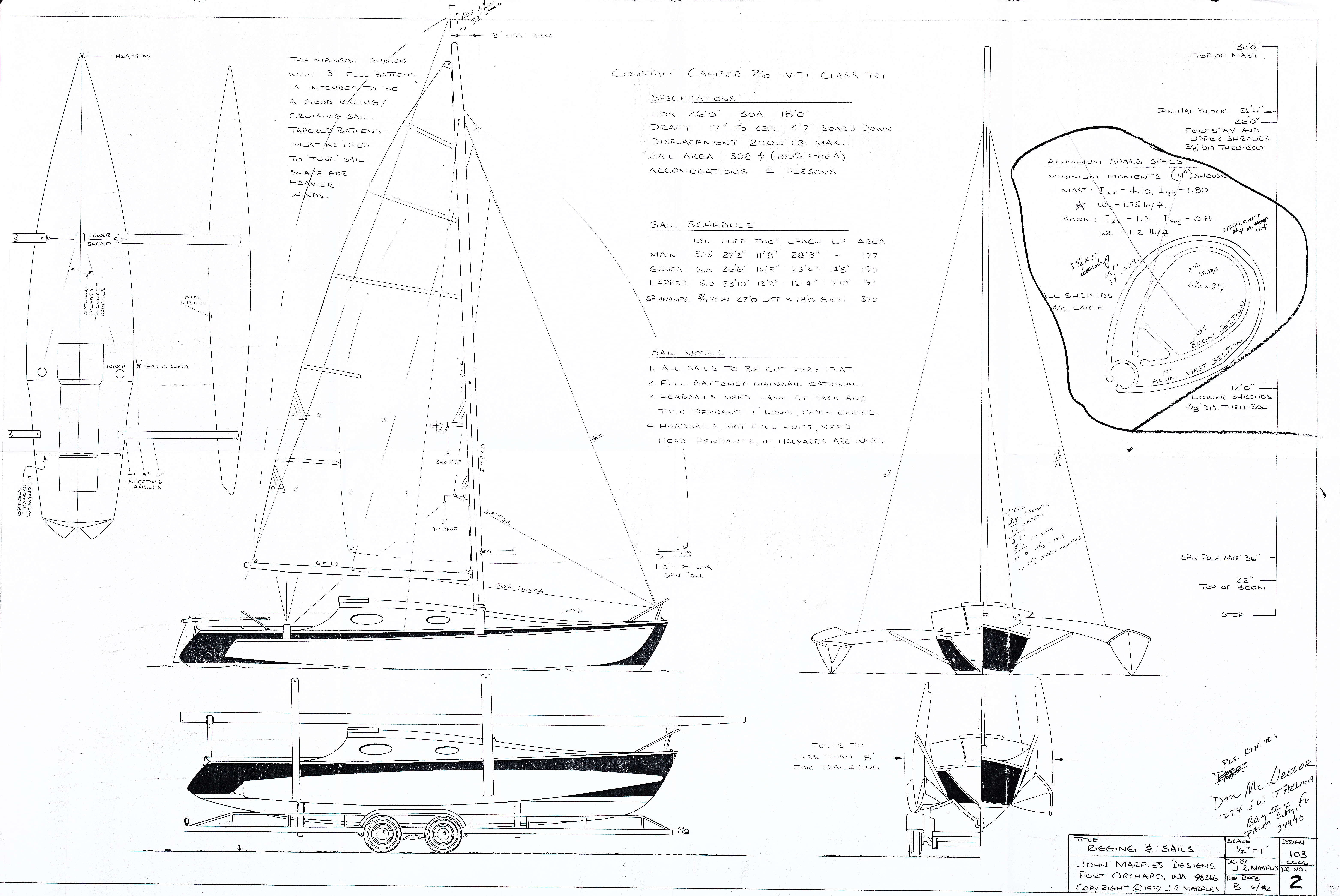 John Marples 26' (CC-26) -- Design 103