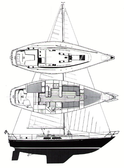 C&C Landfall 38 Short Rig