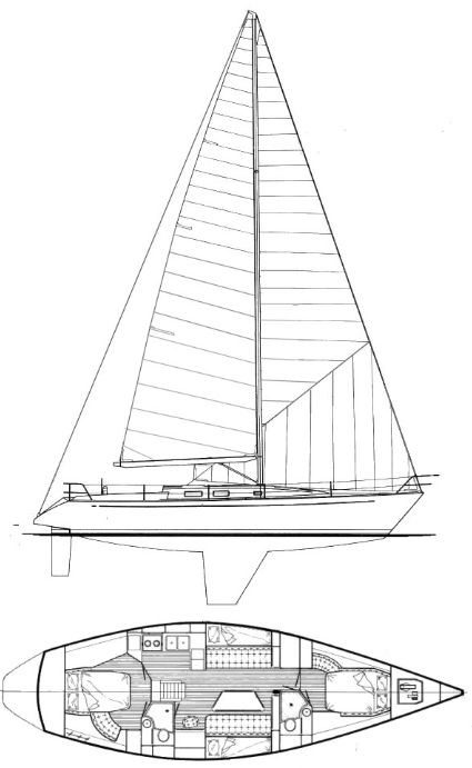 Morgan 454 Tall Rig Sloop