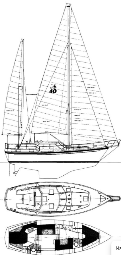 Nauticat 40 Ketch