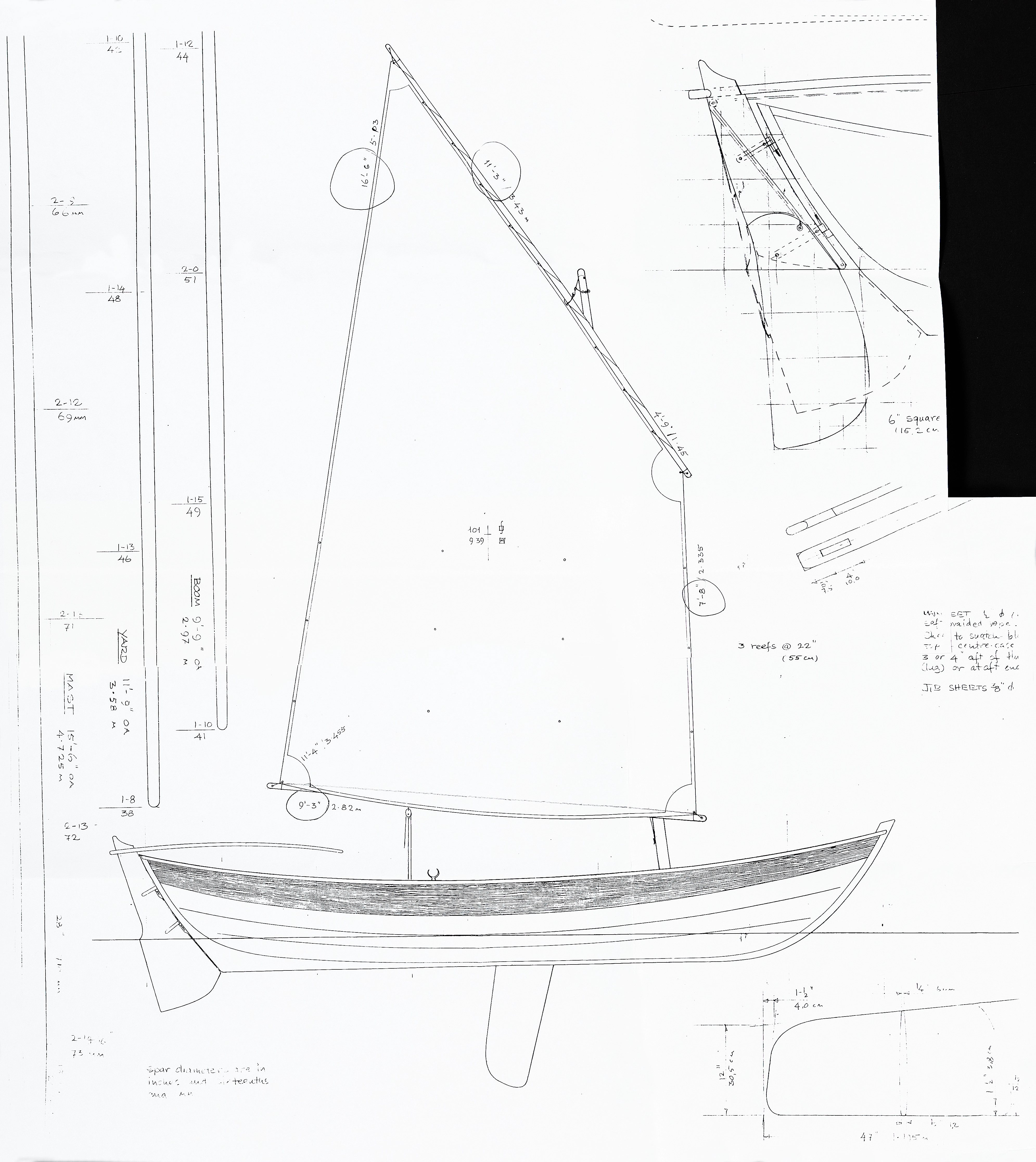 NESS BOAT BALANCED LUG RIG
