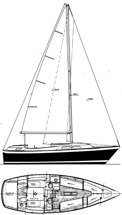 O'Day 32 Sloop