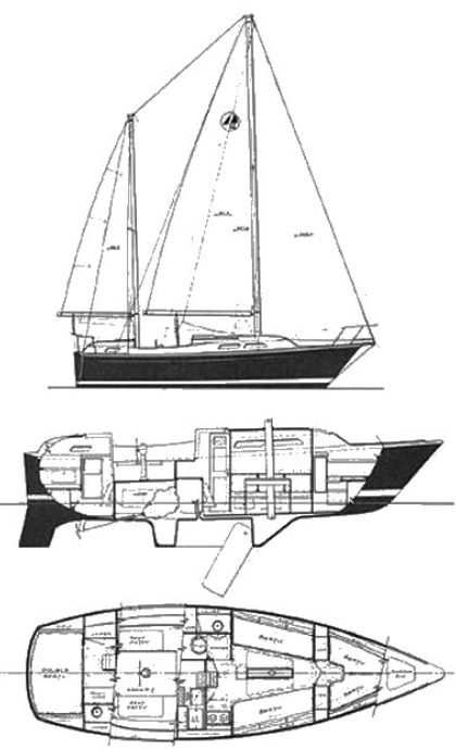 O'Day 32 Ketch