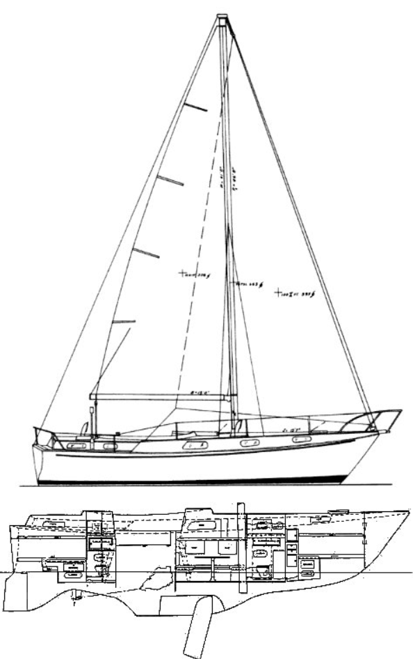 Pearson 390 (sloop rig)