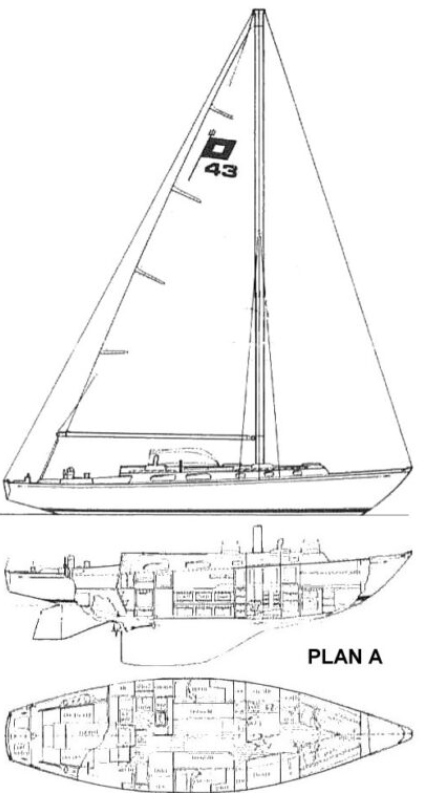 Pearson 43 Sloop