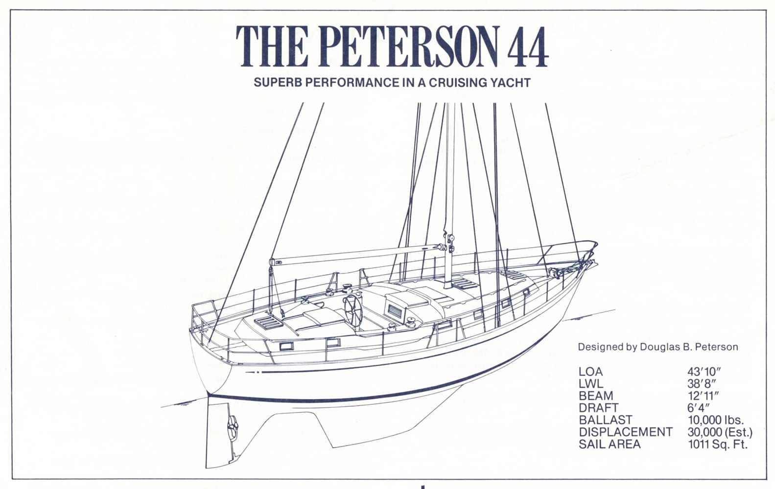 Peterson 44 Tall Rig