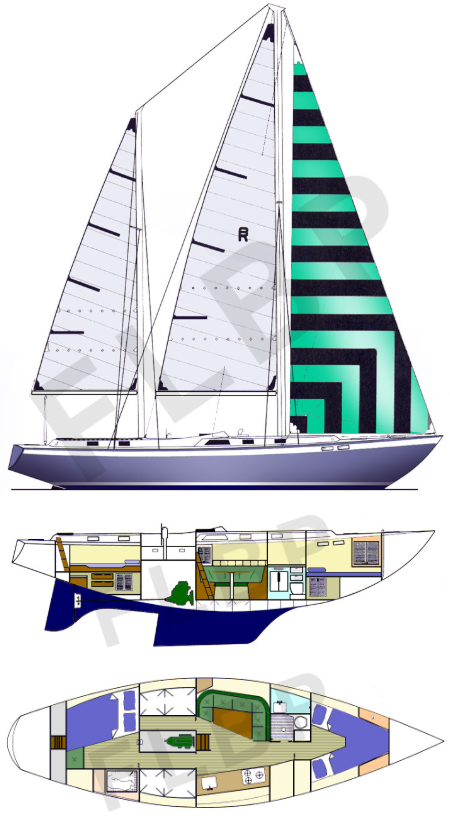 Roberts 38 Ketch-Cutter