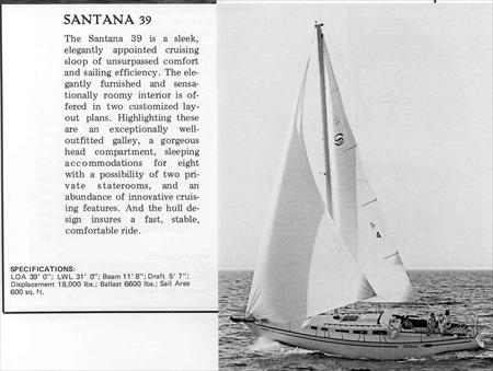 Santana 39 Sloop