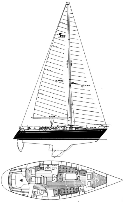 Sabre 38 Series II (Hull nos.101-PRESENT)