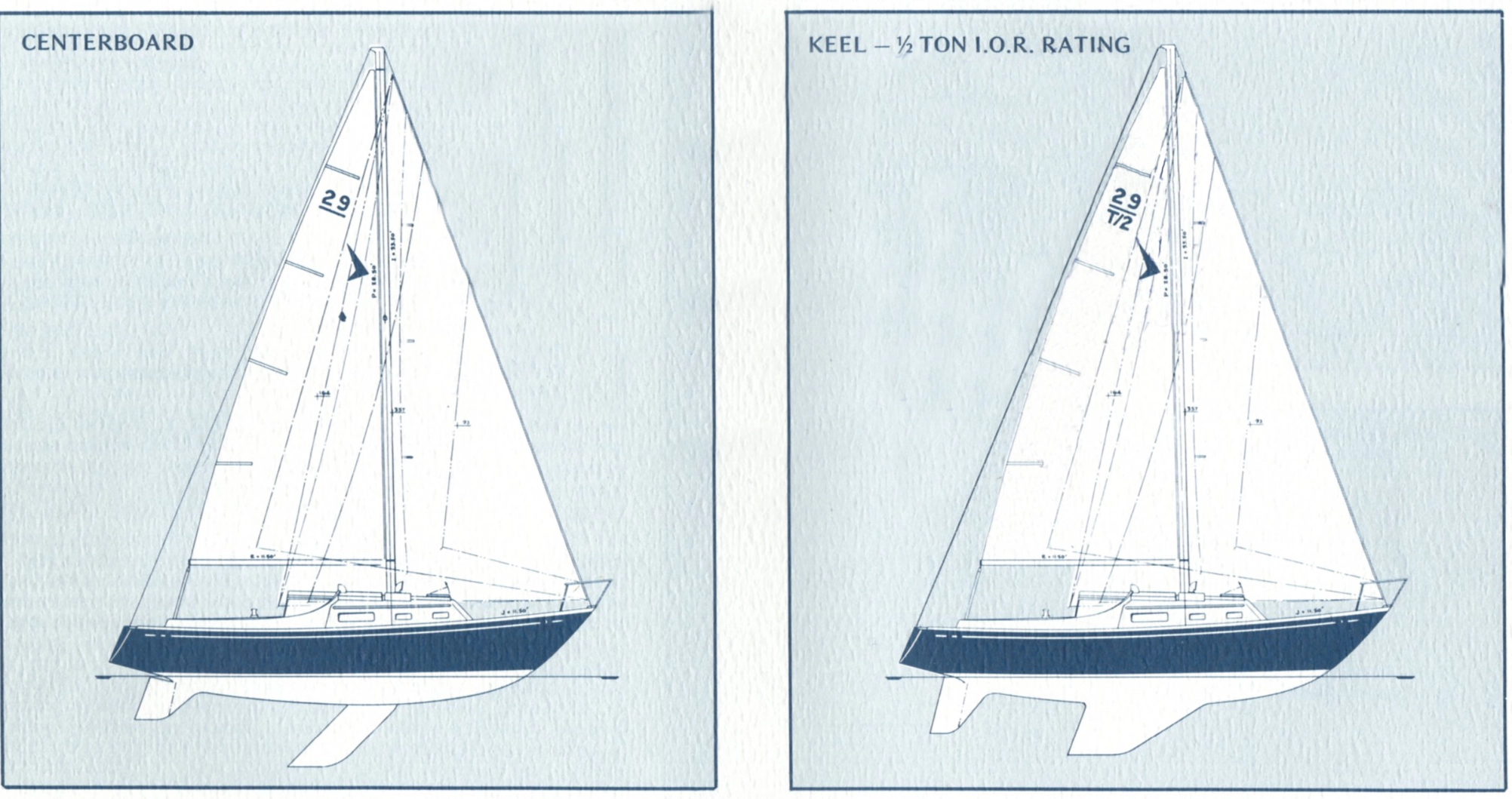 Seafarer 29 Keel and CB Models