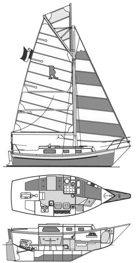 Tom Thumb 26 (Gaff Headed)