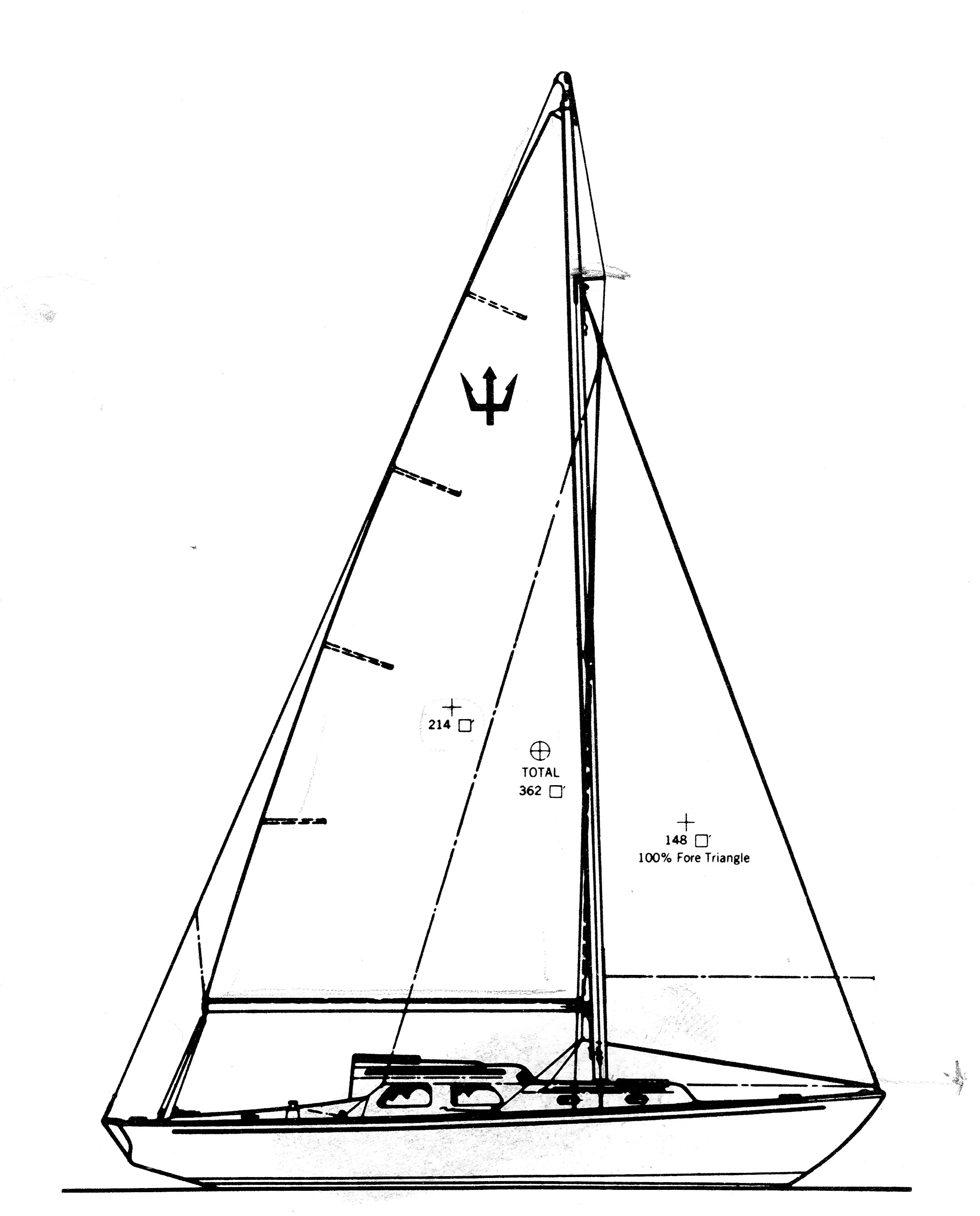 Pearson Triton 28 (fractional rig)
