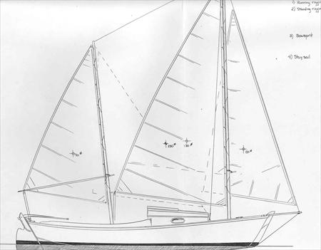WINDWARD 24 Sail Plan I and II
