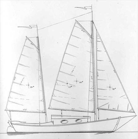 WINDWARD 28 SAILPLAN  II
