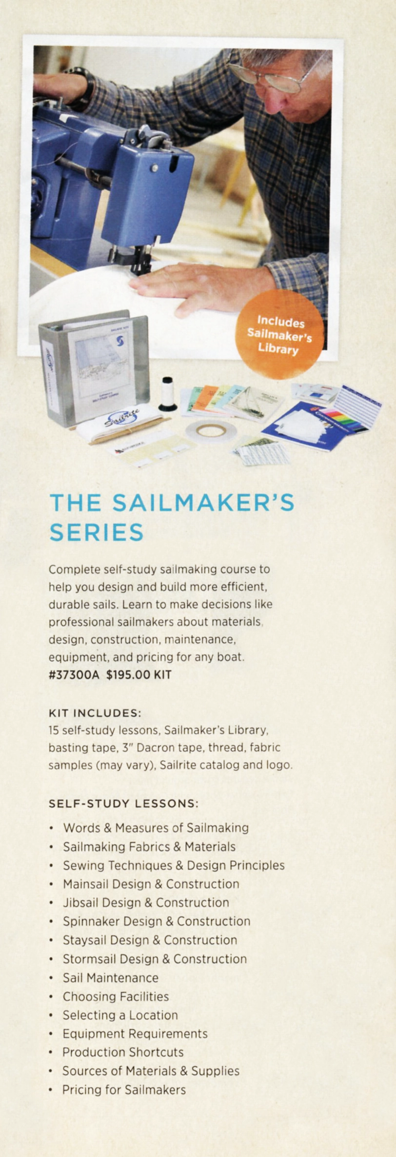 Sailmakers series ad page